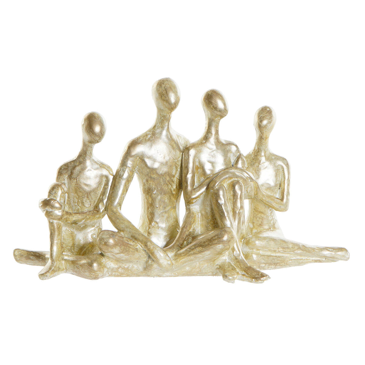 Gylden Familie Figur i Harpiks 21 x 8 x 12 cm - BStore